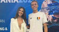 Alina Eremia a cântat imnul Romaniei la finala Campionatului European De Înot pentru Juniori