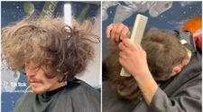 Un om al străzii a devenit o altă persoană după ce a primit o tunsoare gratuită. Imaginile sunt virale pe TikTok