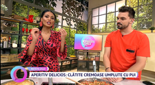 Pregătește un aperitiv delicios: clătite cremoase umplute cu carne de pui