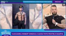VIDEO Vloggerul Robert Ionescu, cadou foto pentru 8 martie
