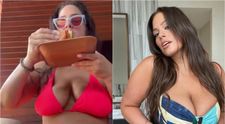 Are 90 kg și nicio inhibiție. Ashley Graham, sexy în bikini: A trebuit să învăț să îmi iubesc din nou corpul