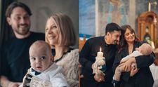 Ana Baniciu și Edy Kovacs și-au botezat fiul! Nașa micuțului Aris a fost Raluka, buna prietenă a artistei. Cine este nașul băiețelului