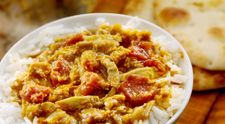 Curry de pui cu orez basmati
