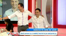 Au crezut ca vad dublu! Maruta si-a adus sosia in emisiune! Uite cat de bine seamana cei doi
