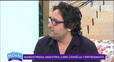 VIDEO Marius Preda, maestrul care cântă la 7 instrumente