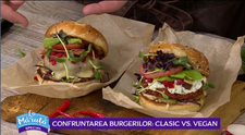 VIDEO Confruntarea burgerilor: clasic vs. vegan