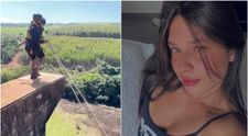 Imagini halucinante cu instructorul de bungee jumping, arestat după ce Maria a fost aruncată de la 40 de metri, fără echipament. Bărbatul a sărit în gol cu un copil de câțiva ani