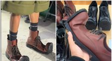 Balenciaga ar fi invidioși! Un brand concurent a lansat cea mai bizară pereche de pantofi: 