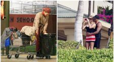 Imagini dezolante cu o fostă frumusețe de la Hollywood! Paparazzii au surprins-o scotocind prin tomberoanele din Los Angeles după mâncare