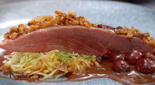ARENA BUCATARILOR: Foie-gras rocher cu confit din pepene galben