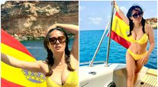 A vrut să arate că și ea îmbătrânește și că are fire albe, dar toată lumea a avut ochi doar pentru decolteu! Salma Hayek, apariție incendiară