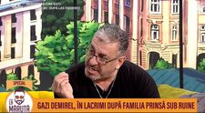 Artistul Gazi Demirel, declarații în direct, la Măruță, despre dezastrul din Turcia: 