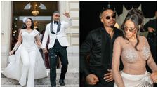 Imagini de la nunta atipică a lui Mario Lemina. Pozele din piscină și ținutele spectaculoase ale miresei au atras toate privirile