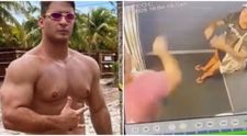Imagini greu de privit: un fost sportiv profesionist și-a desfigurat iubita în bătaie, într-un lift. Reacția lui din închisoare a stârnit revoltă
