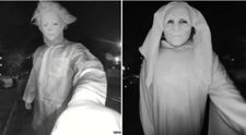 Teroare înainte de Halloween. Apariție de infract la ușa unei familii: ”La început, am crezut că e o farsă!” Poliția s-a sesizat imediat