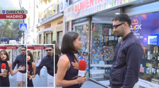 Bărbatul care a pipăit o jurnalistă în direct, la Madrid, este român. A fost reținut de poliție