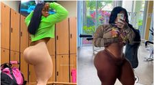 Influencerița cu cele mai puternice picioare. E atât de musculoasă încât poate sparge un pepene între ele