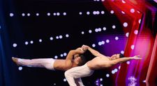 Românii au talent 2022: Marius Gagiu și Valentin Iancu, moment spectaculos de acrobație și echilibristică