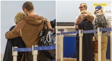 Au încercat să treacă neobservați, dar paparazzii au fost pe fază și i-au surprins în tandrețuri chiar la aeroport! Instantaneele cu celebrul cuplu au făcut înconjurul internetului