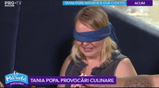 VIDEO Tania Popa pusă în fața unei provocări culinare inedite