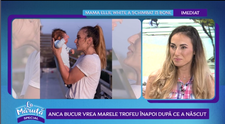 VIDEO Anca Bucur vrea marele trofeu înapoi dupa ce a născut