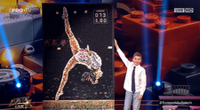 Românii au talent, 8 mai 2026, prima semifinală LIVE. Albert Oprea a făcut-o pe Nadia Comăneci, din piese de LEGO! Reacția lui Bobonete: ”Cred că ești de 10!”