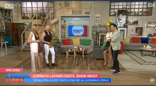 VIDEO Cumnații Laviniei Goste, show inedit