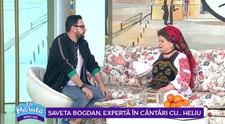 VIDEO Saveta Bogdan, expertă în cântări cu... heliu