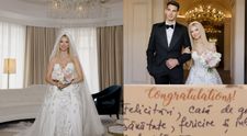 Ce scrie în scrisoarea primită de Andreea Bălan de la părinții lui Victor Cornea, în ziua nunții. Artista a făcut totul public