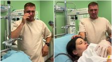 Reacția unui tată la nașterea copilului său devine virală. „Respect! Încă un bărbat care nu va spune niciodată că nașterea este floare la ureche”