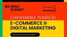 GPeC SUMMIT 1-2 Noiembrie: Tot ce e esențial în E-Commerce și Digital Marketing