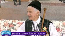 VIDEO Badea Ștefan a împlinit 101 ani