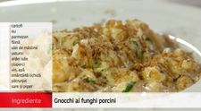 Gnocchi ai funghi porcini