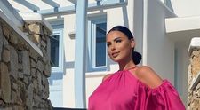 Lavinia Pîrva, perfectă în costum de baie, în spumele mării
