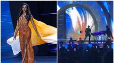 Moment de groază la Miss Universe 2025! Miss Jamaica, scoasă pe targă după ce a căzut de pe scenă în timpul defilării. Concurenta, dusă de urgență la spital