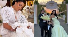 Influencerița Larisa Udilă a transformat botezul fiicei sale, Asia, într-un adevărat basm. Nicole Cherry și soțul ei, Florin, au fost nașii micuței, iar Andra și Theo Rose au făcut show la petrecere