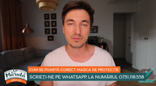 Cum se poartă corect masca de protecție. Sfaturi de la dr. Mihail Pautov