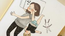 Cum arata o zi din viata unei familii cu un copil de doi ani. Adevarul, spus printr-o serie de imaginii amuzante