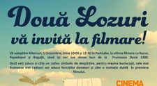 Miercuri, 5 octombrie, echipa Doua lozuri va invita la filmare!