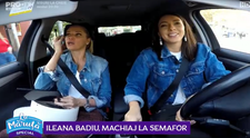 VIDEO Ileana Badiu, machiaj la semafor