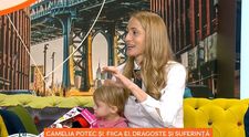 Ce fetiță frumoasă are Camelia Potec! Caelia are doi anișori și a fost prezentă în emisiunea “La Măruță”
