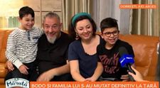 Bodo și familia lui au dat Bucureștiul pe casa de la țară! Ce viață liniștită duce solistul trupei Proconsul