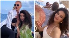 Gina Chirilă și Cristina Ich, surprinse la o petrecere în Saint-Tropez. Româncele s-au afișat în costum de baie pe o barcă