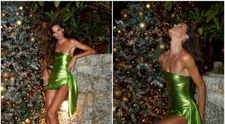 Nici Moș Crăciun n-a mai vrut să plece când a văzut-o așa! Cea mai dorită braziliancă, apariție incendiară de Crăciun