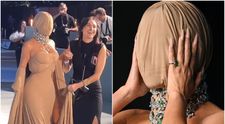 Fashionistă sau ridicolă? Kim Kardashian, ironizată după apariția „oarbă” pe covorul roșu – a avut nevoie de ajutor ca să meargă!