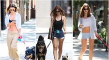 Acesta este cel mai invidiat câine din lume :) Cum iese să își plimbe câinele una dintre cele mai dorite femei din showbiz
