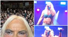 Apariția care i-a lăsat pe fani siderați: „Abdomen de pe Temu”. Artista de 60 de ani care și-a expus „pătrățelele” nenaturale la concert