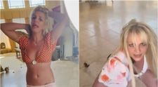 Britney Spears, dans provocator într-o casă plină de mizerie! Fanii au observat că vedeta nu a strâns după ce câinii și-au făcut nevoile prin casă