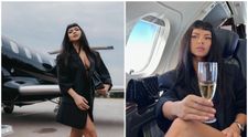 Cu nimic mai prejos ca Jennifer Lopez! Inna, o adevărată divă: covor roșu la avion, șampanie și outfit de mii de euro