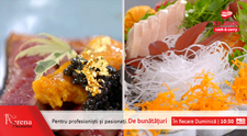 Mix platou de sushi si Vita Wagyu cu arici de mare si icre Beluga